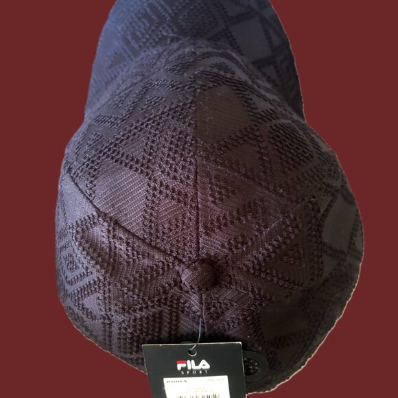 FILA Black Vented Ball Cap NWT - Picture 6 of 10